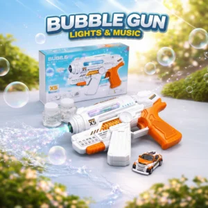Automatic Bubble Machine Gun with Lights & Music (999S)