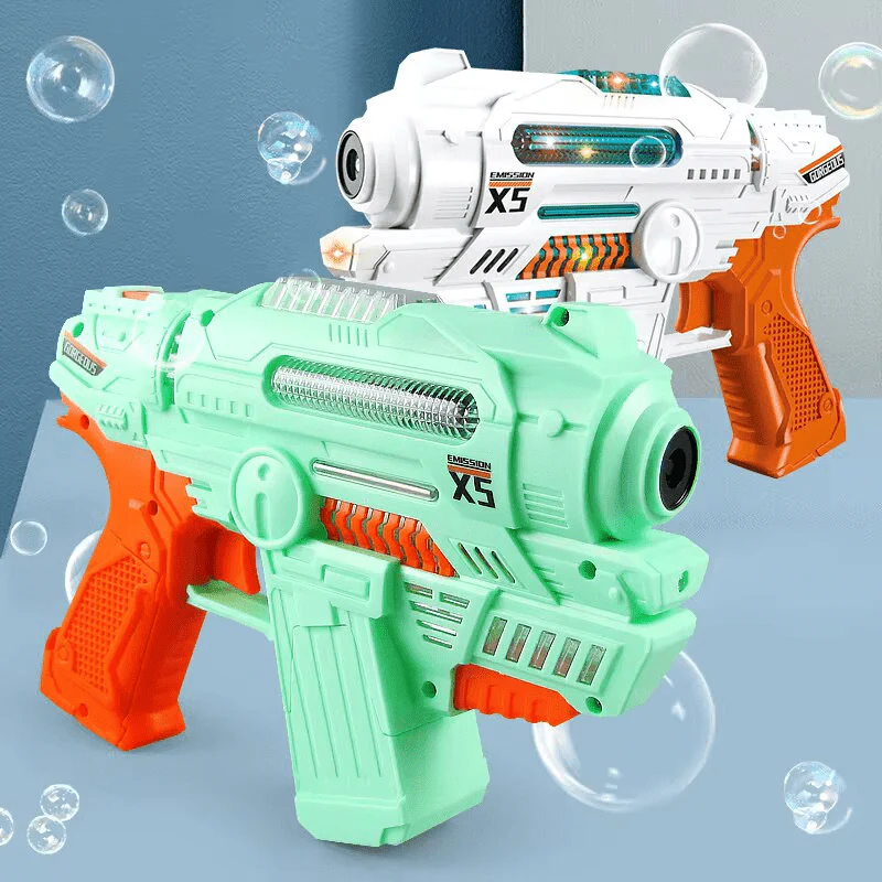 Automatic Bubble Machine Gun with Lights & Music (999S)
